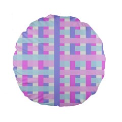 Gingham Nurserybaby Standard 15  Premium Flano Round Cushions