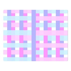 Gingham Nurserybaby Double Sided Flano Blanket (large)  by HermanTelo