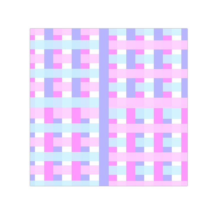 Gingham Nurserybaby Small Satin Scarf (Square)