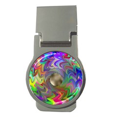 Rainbow Plasma Neon Money Clips (round)  by HermanTelo