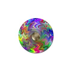 Rainbow Plasma Neon Golf Ball Marker (10 Pack) by HermanTelo