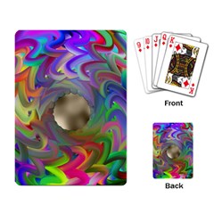 Rainbow Plasma Neon Playing Cards Single Design (rectangle)