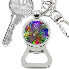 Rainbow Plasma Neon Bottle Opener Key Chain