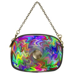 Rainbow Plasma Neon Chain Purse (one Side)