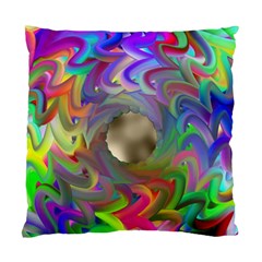 Rainbow Plasma Neon Standard Cushion Case (one Side)