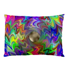 Rainbow Plasma Neon Pillow Case by HermanTelo