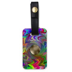 Rainbow Plasma Neon Luggage Tag (one Side)