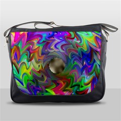 Rainbow Plasma Neon Messenger Bag