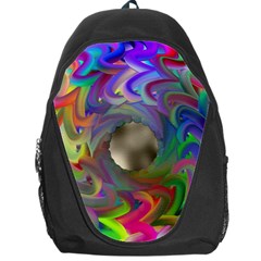 Rainbow Plasma Neon Backpack Bag by HermanTelo