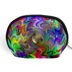 Rainbow Plasma Neon Accessory Pouch (medium) by HermanTelo