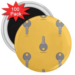 Key 3  Magnets (100 Pack)