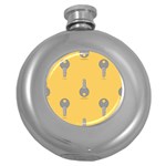 Key Round Hip Flask (5 oz) Front