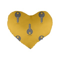 Key Standard 16  Premium Heart Shape Cushions