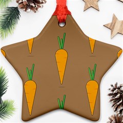 Healthy Fresh Carrot Ornament (star) by HermanTelo