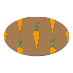 Healthy Fresh Carrot Oval Magnet by HermanTelo