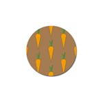 Healthy Fresh Carrot Golf Ball Marker (10 pack) Front