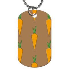 Healthy Fresh Carrot Dog Tag (two Sides)