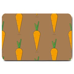 Healthy Fresh Carrot Large Doormat  by HermanTelo