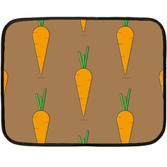 Healthy Fresh Carrot Double Sided Fleece Blanket (mini) 