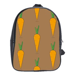 Healthy Fresh Carrot School Bag (large) by HermanTelo