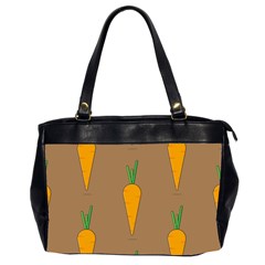 Healthy Fresh Carrot Oversize Office Handbag (2 Sides)