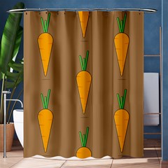 Healthy Fresh Carrot Shower Curtain 60  X 72  (medium)  by HermanTelo