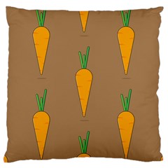 Healthy Fresh Carrot Large Cushion Case (two Sides) by HermanTelo