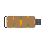 Healthy Fresh Carrot Portable USB Flash (Two Sides) Front