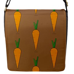 Healthy Fresh Carrot Flap Closure Messenger Bag (s) by HermanTelo