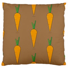 Healthy Fresh Carrot Standard Flano Cushion Case (one Side)