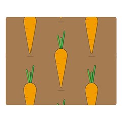 Healthy Fresh Carrot Double Sided Flano Blanket (large) 