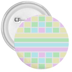 Geometric Pastel 3  Buttons by Bajindul