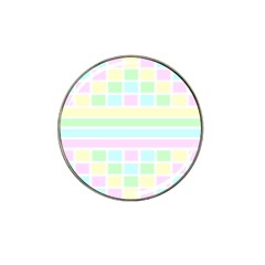 Geometric Pastel Hat Clip Ball Marker by Bajindul