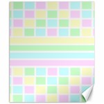 Geometric Pastel Canvas 8  x 10  8.15 x9.66  Canvas - 1