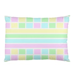 Geometric Pastel Pillow Case by Bajindul