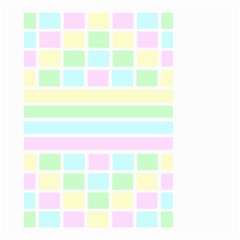 Geometric Pastel Small Garden Flag (two Sides) by Bajindul