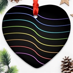 Wallpaper Background Colors Neon Ornament (heart) by Bajindul