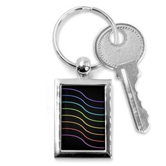 Wallpaper Background Colors Neon Key Chain (rectangle) by Bajindul