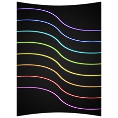 Wallpaper Background Colors Neon Back Support Cushion by Bajindul