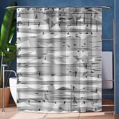 Confetti Music Art Modern Shower Curtain 60  X 72  (medium)  by Bajindul