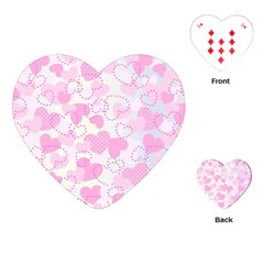 Valentine Background Hearts Playing Cards Single Design (heart) by Bajindul