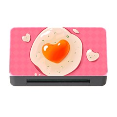 Omelette Heart Pink Valentine Memory Card Reader With Cf by Bajindul