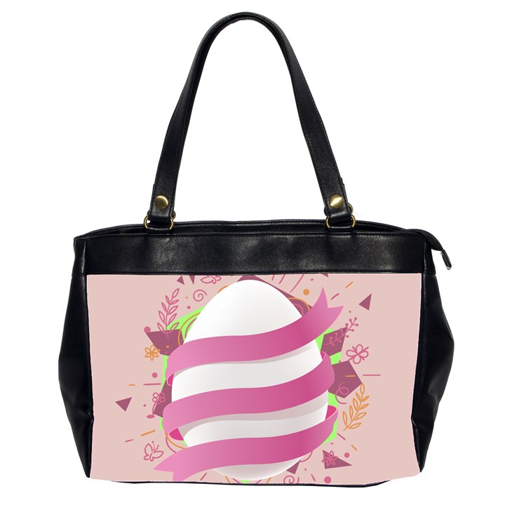 Easter Egg Oversize Office Handbag (2 Sides)