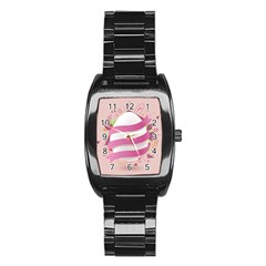 Easter Egg Stainless Steel Barrel Watch by Bajindul