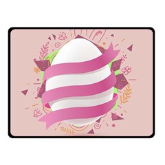 Easter Egg Double Sided Fleece Blanket (small)  by Bajindul