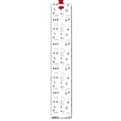 Music Notes Background Large Book Marks