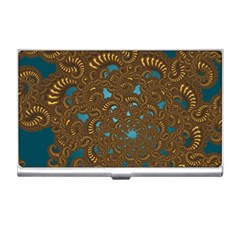 Fractal Abstract Business Card Holder by Bajindul