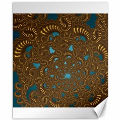 Fractal Abstract Canvas 16  X 20  by Bajindul