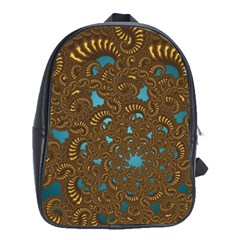 Fractal Abstract School Bag (xl) by Bajindul