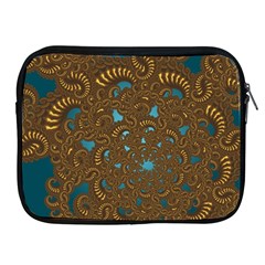 Fractal Abstract Apple Ipad 2/3/4 Zipper Cases by Bajindul